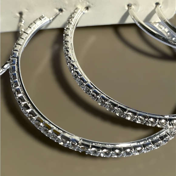 Lovisa 3 Pair Sterling Silver Hoop Earrings - Picture 3 of 7